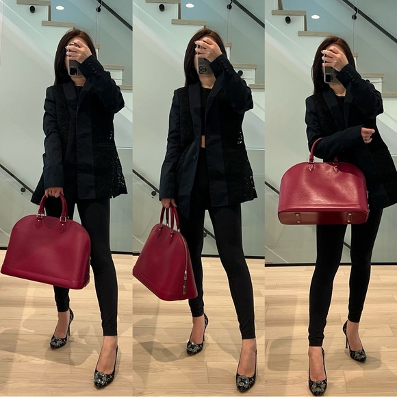 Louis Vuitton Handbags - Authentic Louis Vuitton Fushsia Epi Alma GM